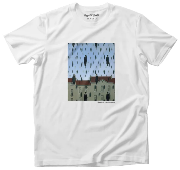 Koszulka z nadrukiem Spadanie René Magritte