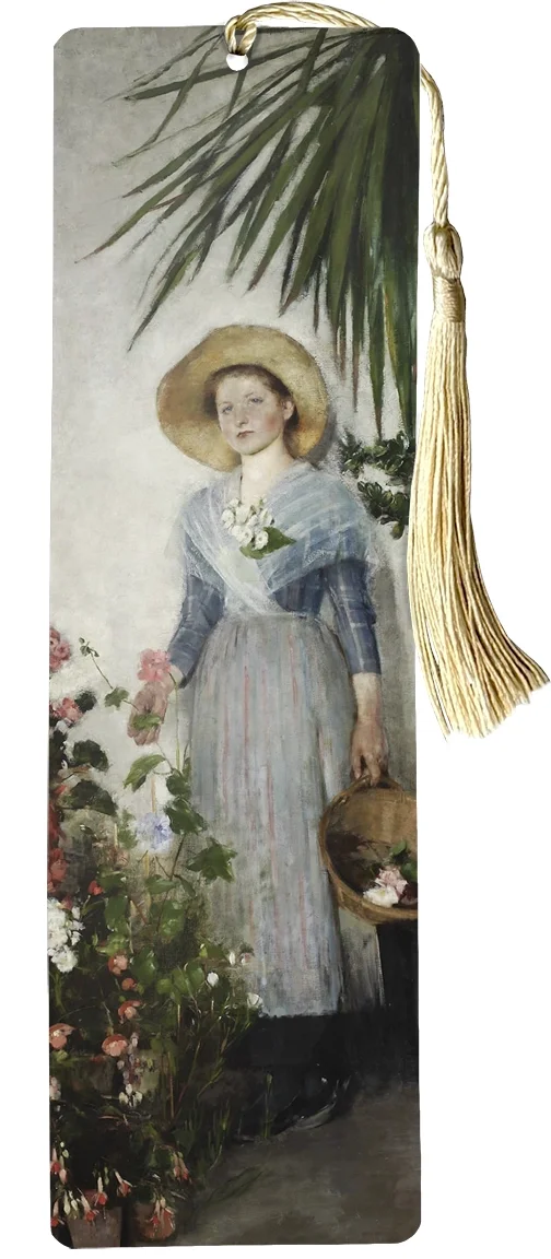 Zakładka do książki W oranżerii (W cieplarni) Olga Boznańska