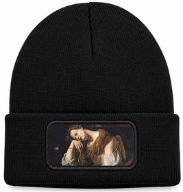 Czapka zimowa Pokutująca Magdalena Artemisia Gentileschi – czarna