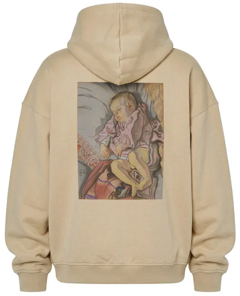 Bluza oversize Śpiące dziecko na poduszce Stanisław Wyspiański