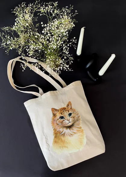 Torba bawełniana Imbirowy Tom Louis Wain