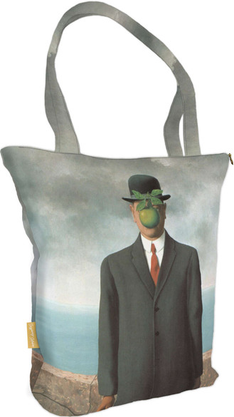 Torba na ramię shopper Syn człowieczy René Magritte
