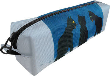 Piórnik Czarne koty na śniegu Louis Wain