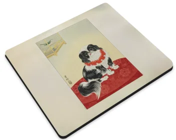Podkładka pod mysz Pies pekińczyk Ohara Koson 36x29 cm