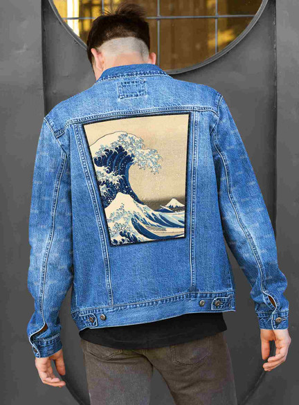 Ekran Wielka Fala w Kanagawie Katsushika Hokusai