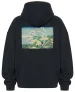 Bluza oversize Wzgórze Goten w Shinagawa nad Tokaido Katsushika Hokusai