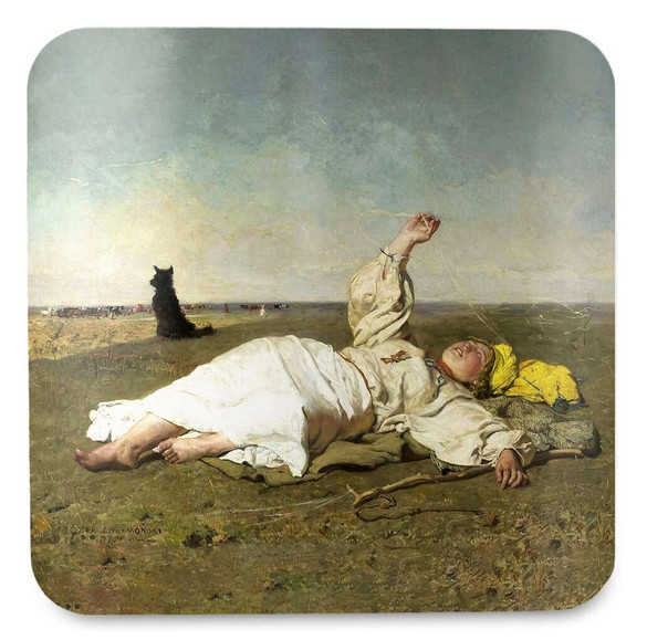 Podkładka pod kubek Babie lato Józef Chełmoński