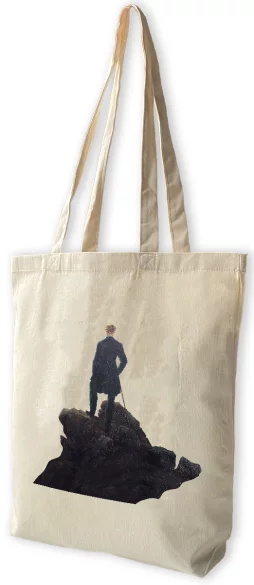 Torba bawełniana Wędrowiec nad morzem mgły Caspar David Friedrich