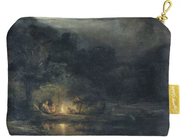 Kosmetyczka mini Krajobraz z odpoczynkiem podczas Ucieczki do Egiptu Rembrandt