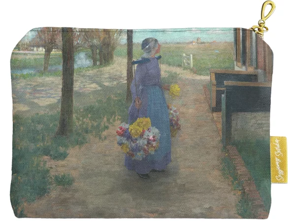 Kosmetyczka mini Kwietna dziewczyna w Holandii George Hitchcock