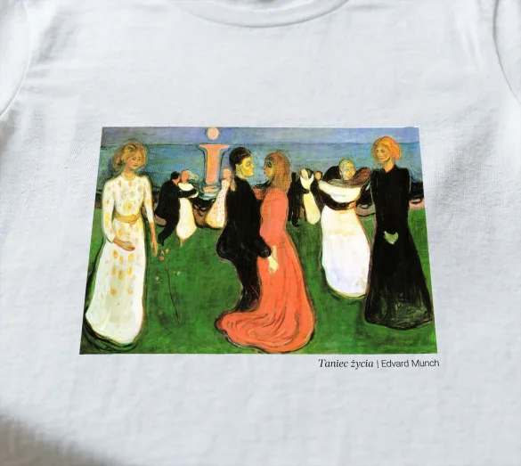 Koszulka z nadrukiem Taniec życia Edvard Munch