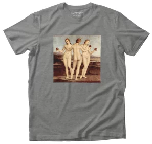 Koszulka z naszywką Trzy gracje Rafael Santi