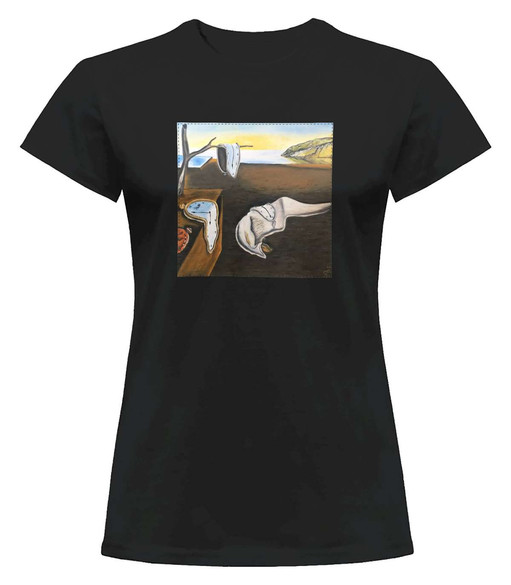 Bluzka damska z naszywką Trwałość pamięci Salvador Dali