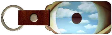Brelok Fałszywe lustro René Magritte
