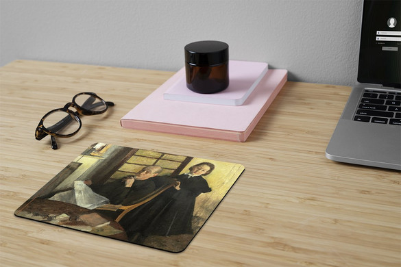 Podkładka Henri Degas i jego siostrzenica Lucie Degas Edgar Degas 24x19cm