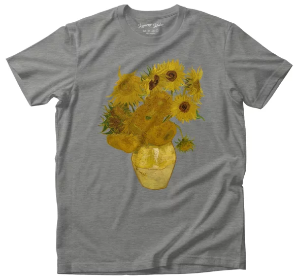 Koszulka Martwa natura: wazon z piętnastoma słonecznikami Vincent Van Gogh