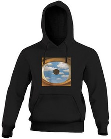 Bluza z naszywką Fałszywe lustro René Magritte