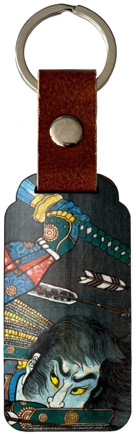 Brelok Bitwa pod Shijō Nawate Utagawa Kuniyoshi
