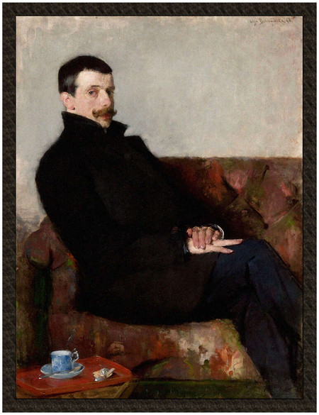 Naszywka Portret Paula Nauena Olga Boznańska