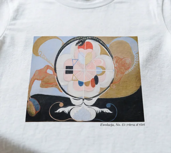 Koszulka z nadrukiem Ewolucja, No. 13 Hilma af Klint