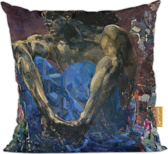 Poduszka Demon (siedzi) Mikhail Aleksandrovich Vrubel
