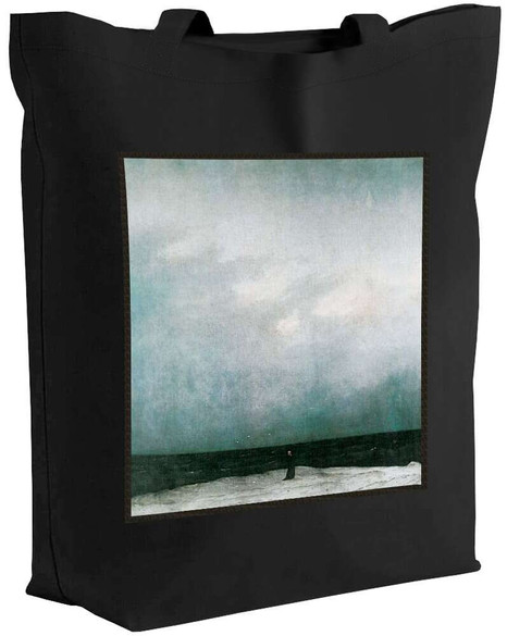Torba z naszywką Mnich na brzegu morza Caspar David Friedrich