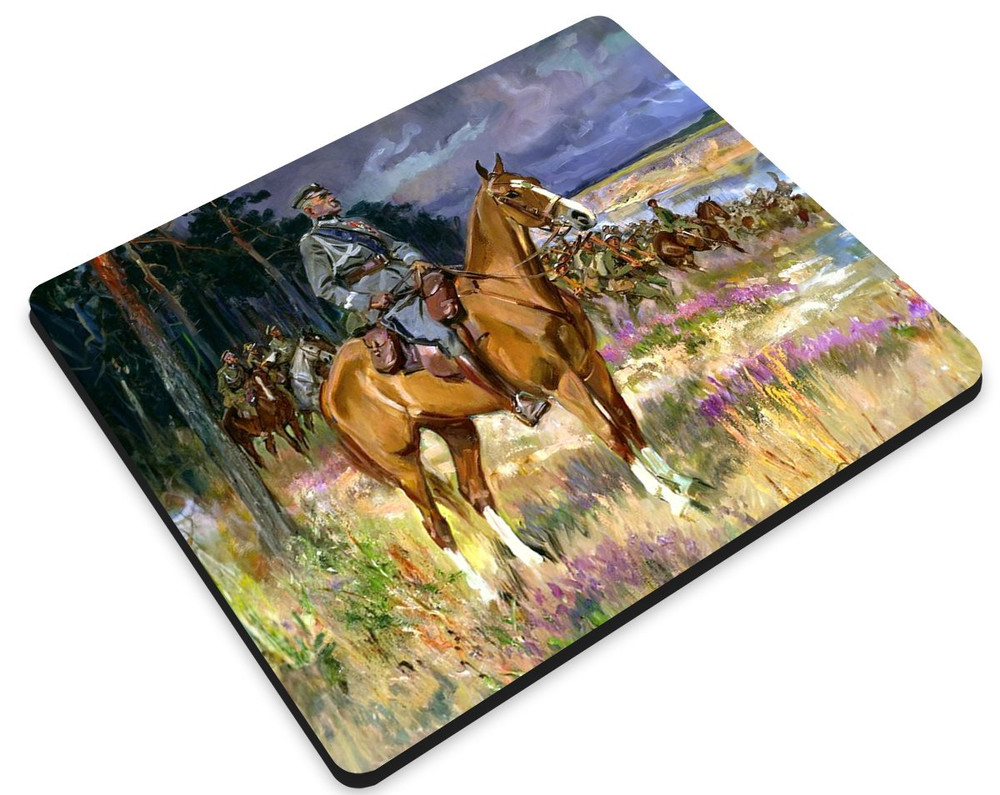 Podkładka Józef Piłsudski na Kasztance Wojciech Kossak 36x29cm