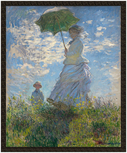 Naszywka Kobieta z parasolem Claude Monet