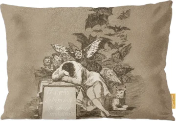 Poduszka Gdy rozum śpi, budzą się demony Francisco Goya 60x40 cm