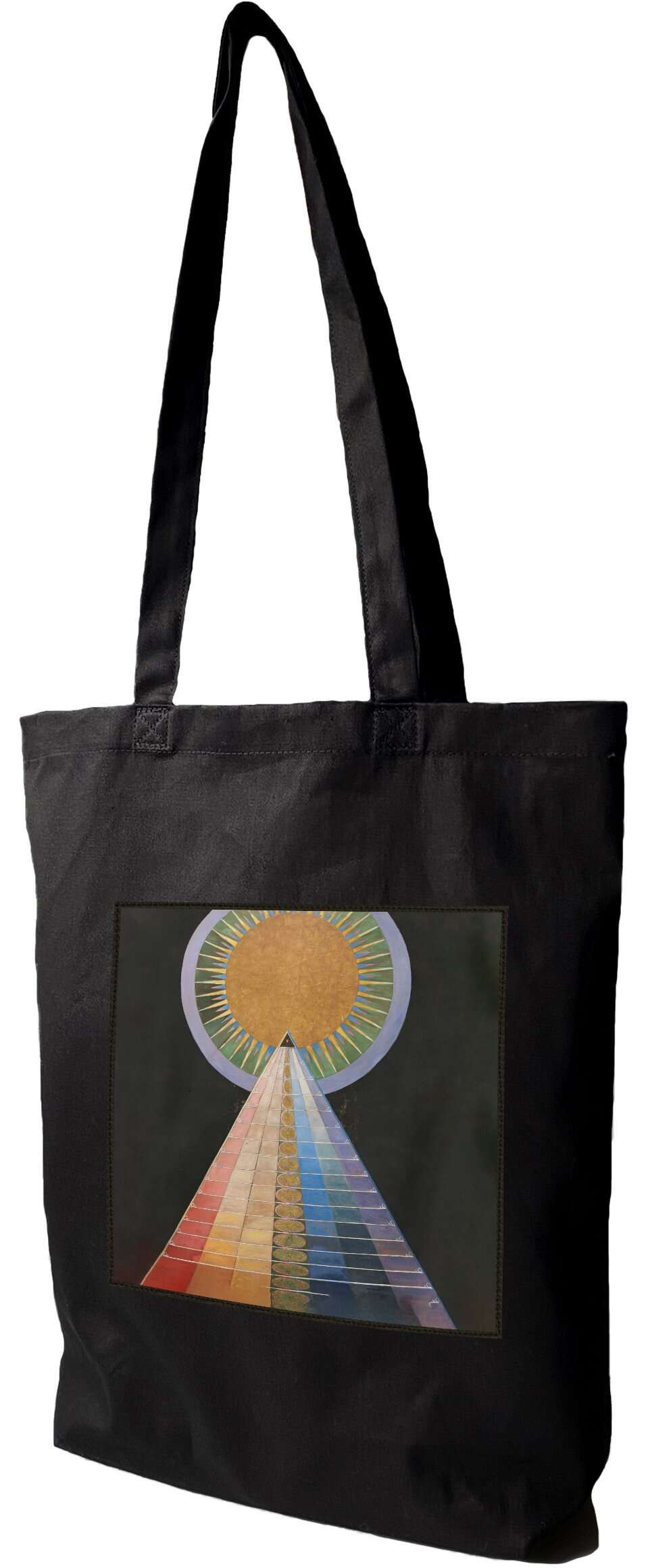 Torba z naszywką No. 1, Ołtarz Hilma af Klint, Czarna