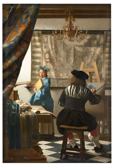 Magnes Alegoria Malarstwa Jan Vermeer