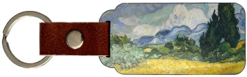 Brelok Pole pszenicy z cyprysami Vincent Van Gogh