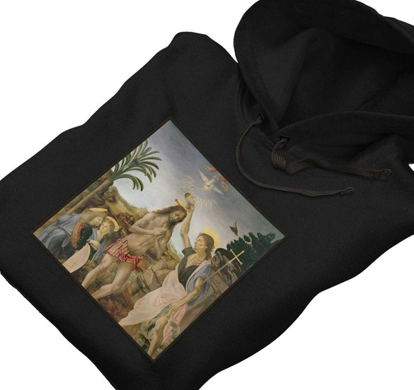 Bluza z naszywką Chrzest Chrystusa Leonardo da Vinci