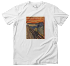 Koszulka z nadrukiem Krzyk Edvard Munch