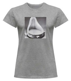 Bluzka damska z naszywką Fontanna Marcel Duchamp