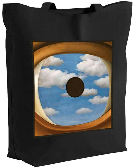 Torba z naszywką Fałszywe lustro René Magritte