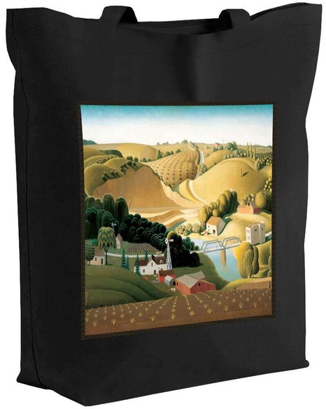 Torba z naszywką Stone City Grant Wood