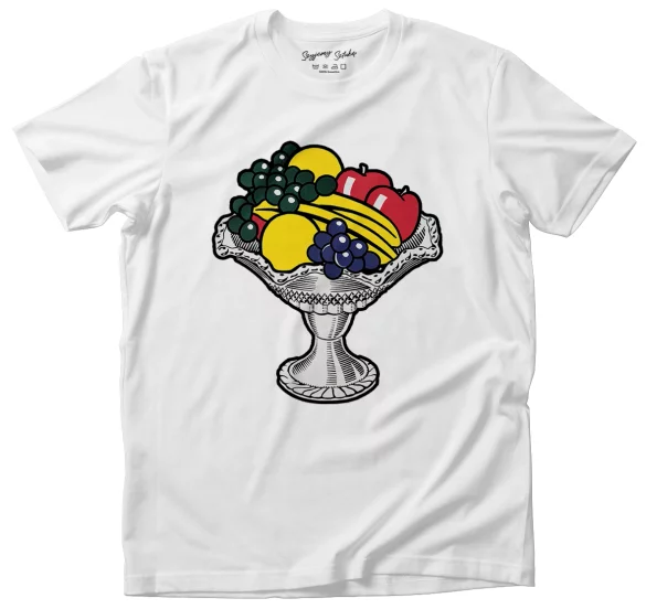 Koszulka Still life with crystal bowl Roy Lichtenstein