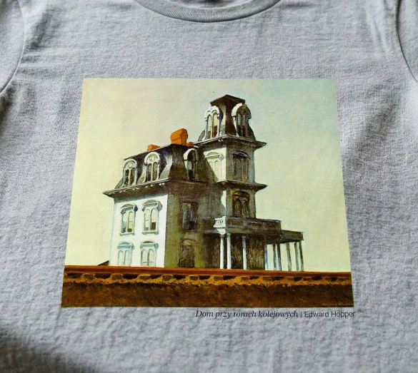 Bluzka damska Dom przy torach kolejowych Edward Hopper
