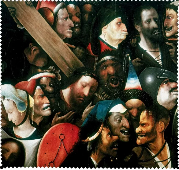 Ściereczka do okularów Chrystus dźwigający krzyż Hieronim Bosch