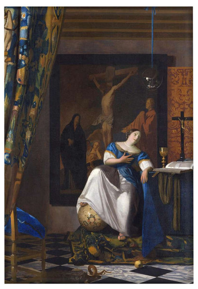 Magnes Alegoria wiary Jan Vermeer