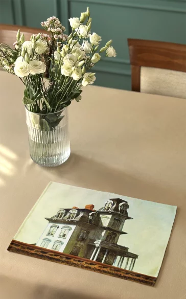 Podkładka na stół Dom przy torach kolejowych Edward Hopper