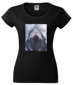 Bluzka damska Czarna Iris III Georgia O’Keeffe