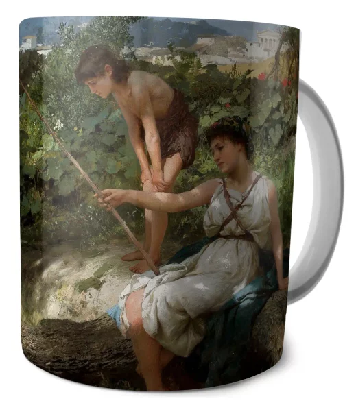 Kubek Rzymska sielanka (Łowienie ryb) Henryk Siemiradzki