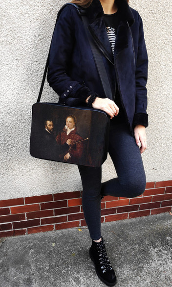 Torba na ramię Bernardino Campi malujący Sofonisbę Anguissolę Sofonisba Anguissola