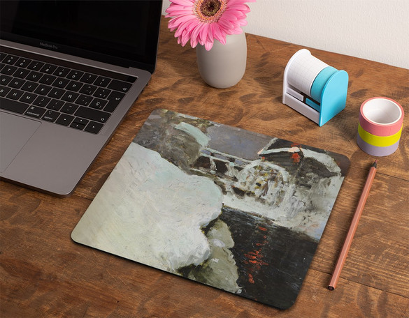 Podkładka Młyn zimą Ferdynand Ruszczyc 36x29cm