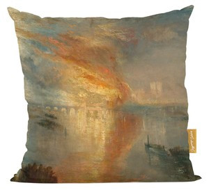 Poduszka Pożar Izby Lordów i Izby Gmin William Turner