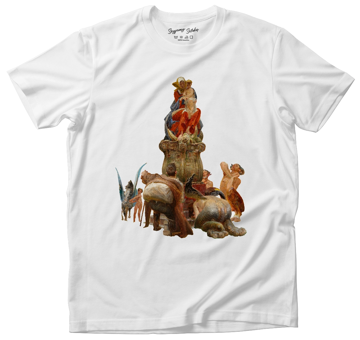 Koszulka Adoracja Madonny Jacek Malczewski– koszulka z nadrukiem obrazu, t-shirt ze sztuką