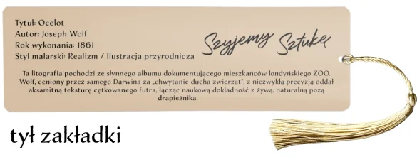 Zakładka do książki Ocelot Joseph Wolf