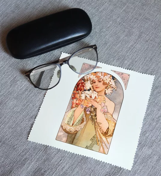 Ściereczka do okularów Kwiat Alfons Mucha